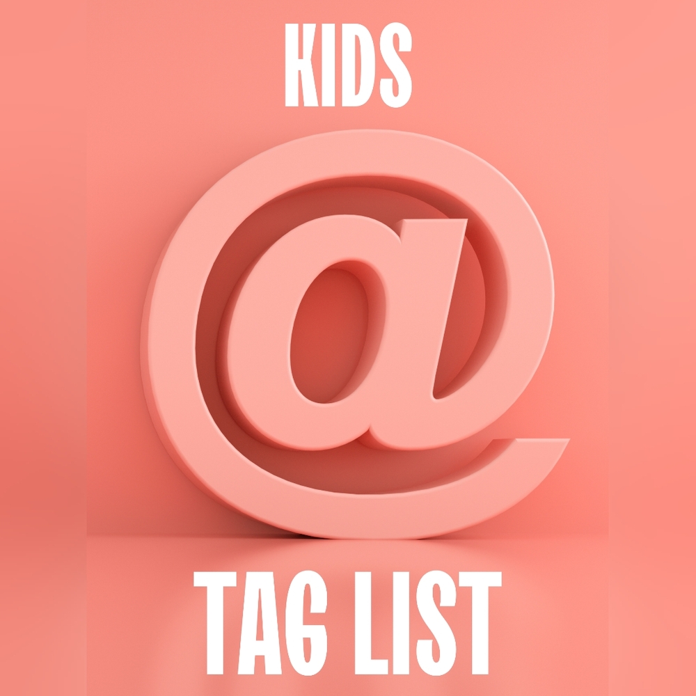 Kids Tag List Toy - Pink